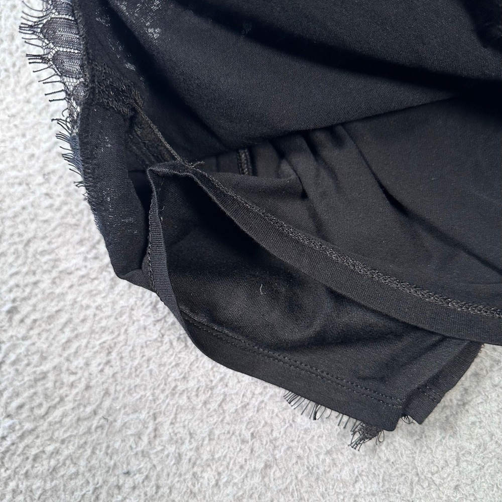 Diane Von Furstenberg Scotia Lace Pencil Skirt Womens 10 Black DVF Silk Cocktail - Picture 8 of 12